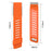 For WHOOP 5.0 LIFE MG Replacement Strap Dual Color Design Silicone Watch Band - Orange / Light Orange - 4
