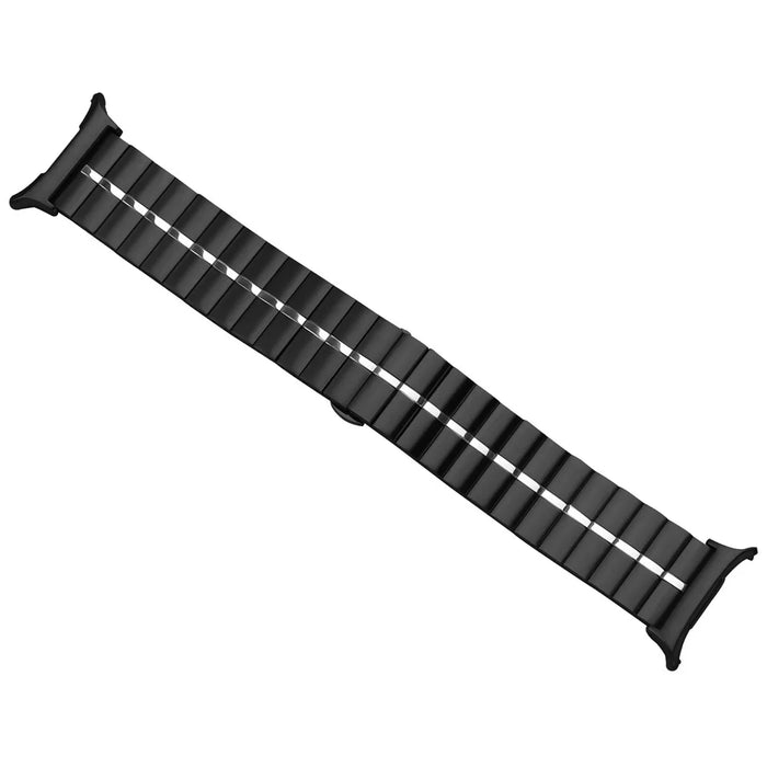 Colored Metal Strap for Samsung Galaxy Watch8 44mm / 40mm / Watch8 Classic 46mm Watch Band 1-Bead - Black / Silver - 2