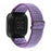 Adjustable Nylon Wave Pattern Smart Watchband Wrist Strap Belt for Fitbit Versa 3 / Versa Sense - Purple - 1