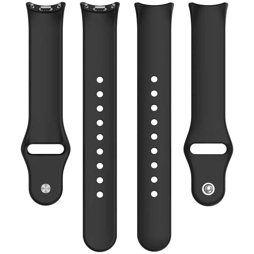 Watch Band for Xiaomi Smart Band 10 NFC / 10 / 9 NFC / 9 / 8 NFC / 8 Reverse Buckle Silicone Wrist Strap - Black - 5