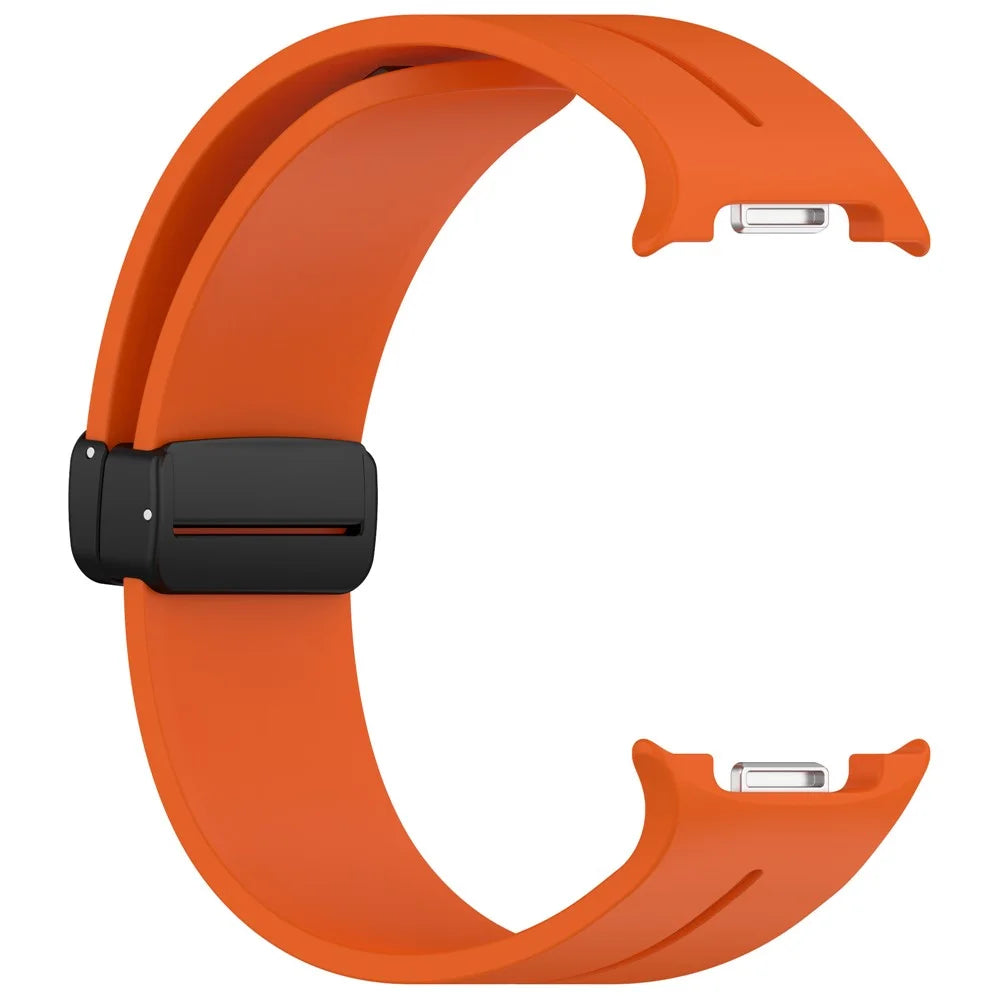 Replacement Strap for Samsung Galaxy Watch8 44mm / 40mm / Watch8 Classic 46mm Silicone Watch Band - Orange - 3
