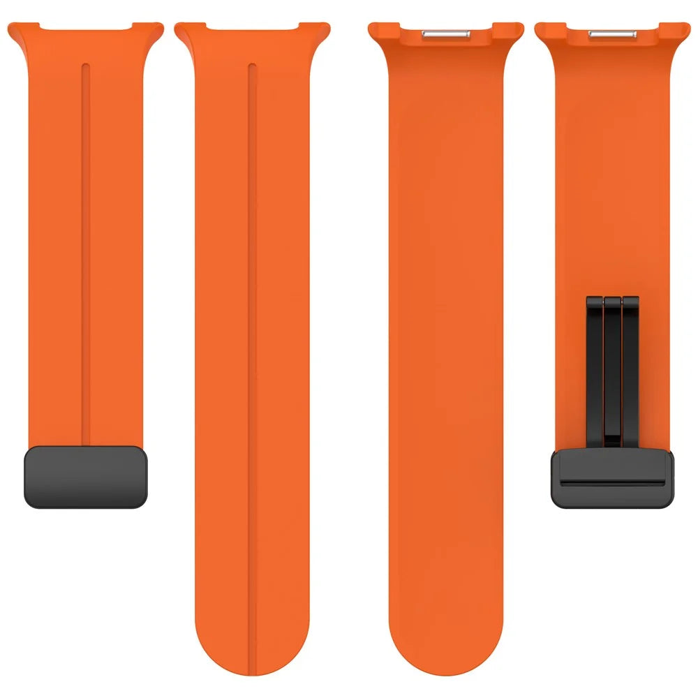 Replacement Strap for Samsung Galaxy Watch8 44mm / 40mm / Watch8 Classic 46mm Silicone Watch Band - Orange - 5