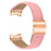 Watch Strap for Samsung Galaxy Watch7 / 6 / 6 Classic / 5 Pro / 5 / 4 Classic / 4 / FE Litchi Texture Leather Band with Rose Gold Buckle - Pink - 1