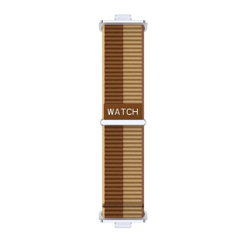 Watch Strap for Huawei Watch Fit 4 Pro / Fit 4 / Fit 3 Adjustable Nylon Loop Band - Brown - 4