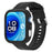 For Huawei Watch Fit 4 Pro Protective Case with Silicone Replacement Watch Band - Black - 1
