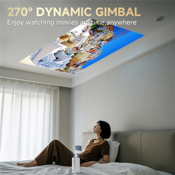 P30 Pro 2 inch Mini Projector 720P HD Compact Home Theater Video Projector, 94 x 91 x 165mm - EU Plug - 7