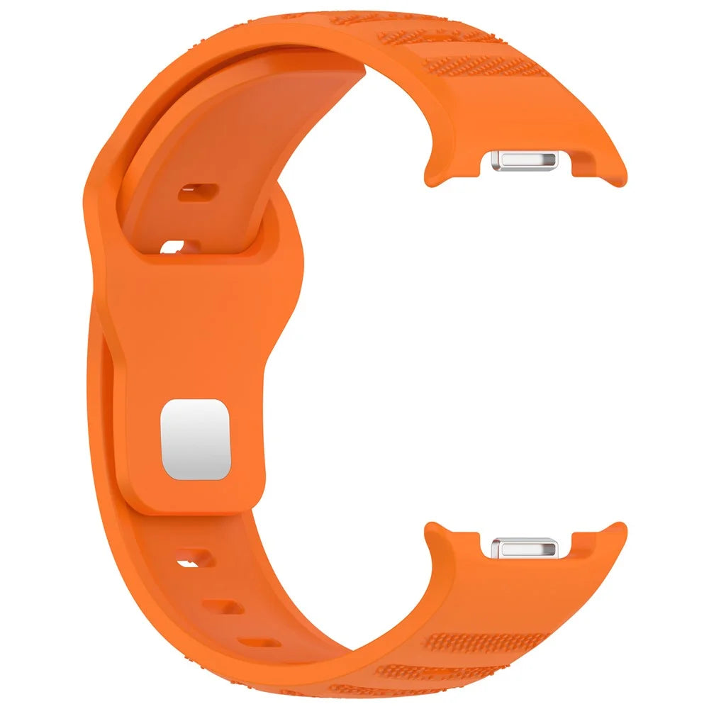Replacement Strap for Samsung Galaxy Watch8 44mm / 40mm / Watch8 Classic 46mm Dot Pattern Silicone Watch Band - Orange - 3