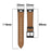 For Huawei Watch GT 3 Pro 43mm Watch Band 20mm Replacement Genuine Cow Leather Strap - Black - 5