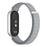 Wrist Strap for Xiaomi Smart Band 10 / 9 / 8 Magic Tape Nylon Loop Watch Band - Grey - 1