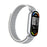 Wrist Strap for Xiaomi Smart Band 10 / 9 / 8 Magic Tape Nylon Loop Watch Band - Grey - 2