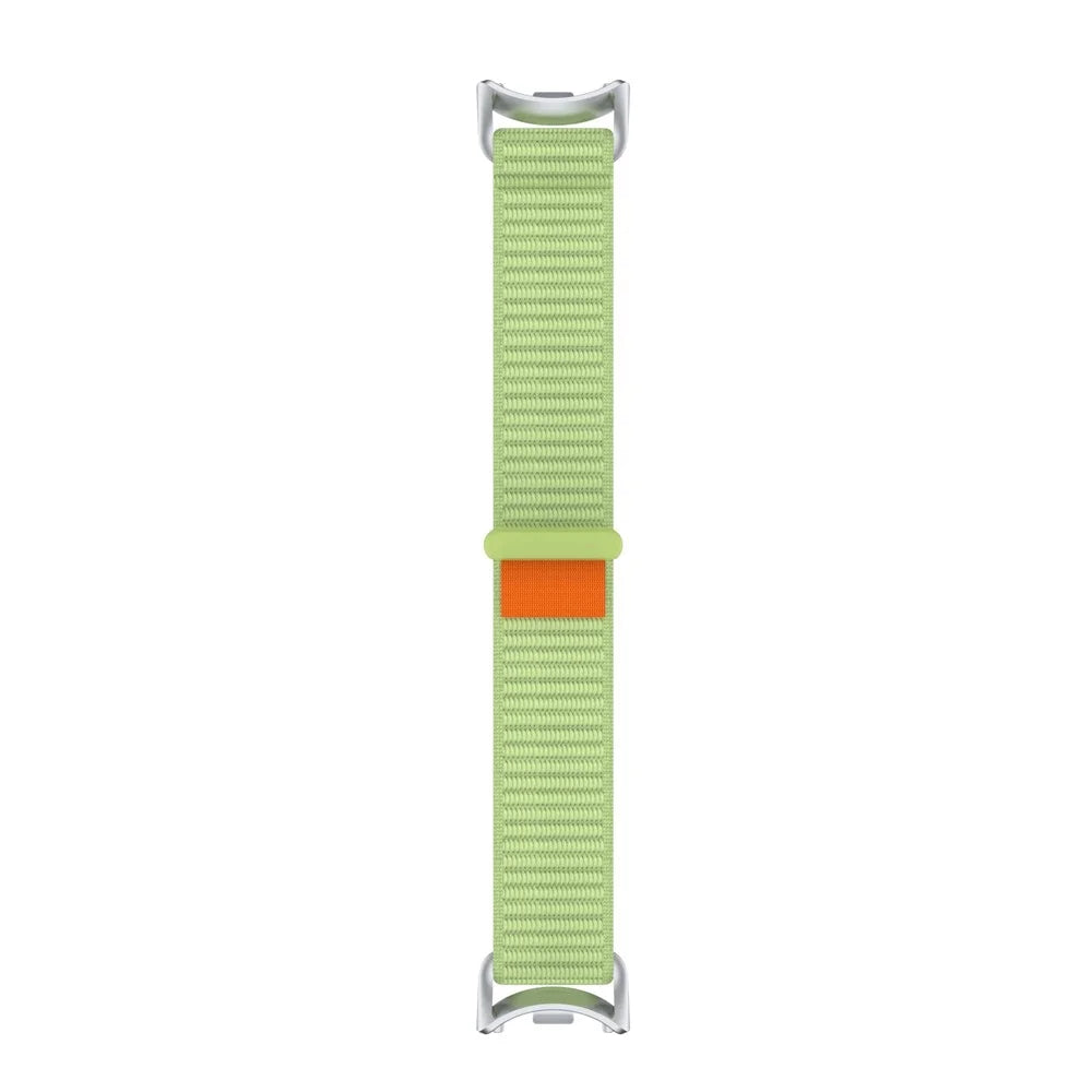 Wrist Strap for Xiaomi Smart Band 10 / 9 / 8 Magic Tape Nylon Loop Watch Band with Tail Tab - Green - 4