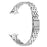 For Xiaomi Smart Band 10 Pro / 9 Pro / 8 Pro / Redmi Watch 6 / 5 / 4 Watch Band Slim Five-Bead Stainless Steel Silver Strap - 1