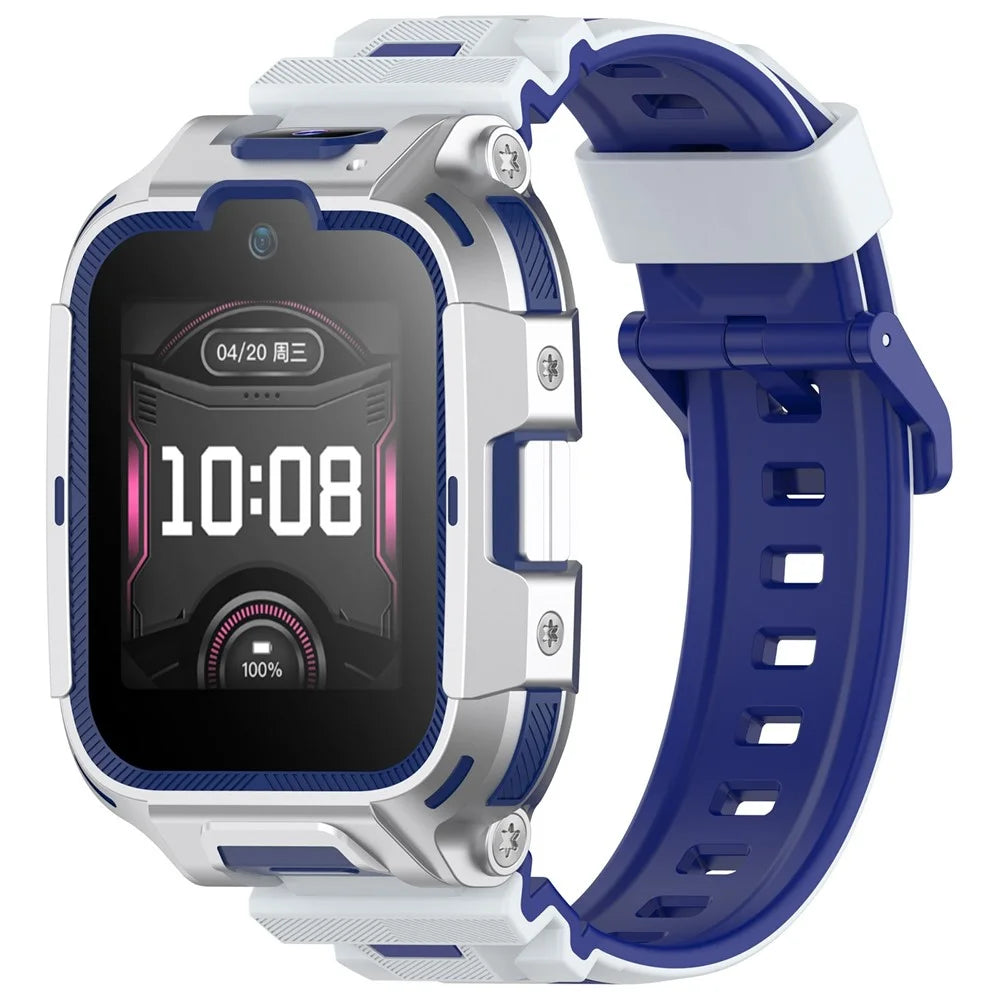 16mm Replacement Strap for Honor Whizkid 2 Pro Silicone Watch Band with Tool - Mecha Blue - 2