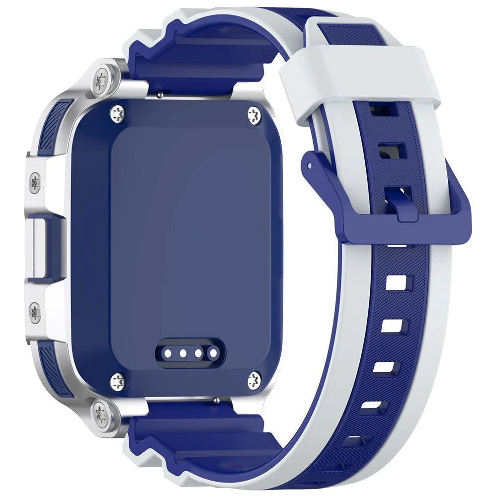 16mm Replacement Strap for Honor Whizkid 2 Pro Silicone Watch Band with Tool - Mecha Blue - 3