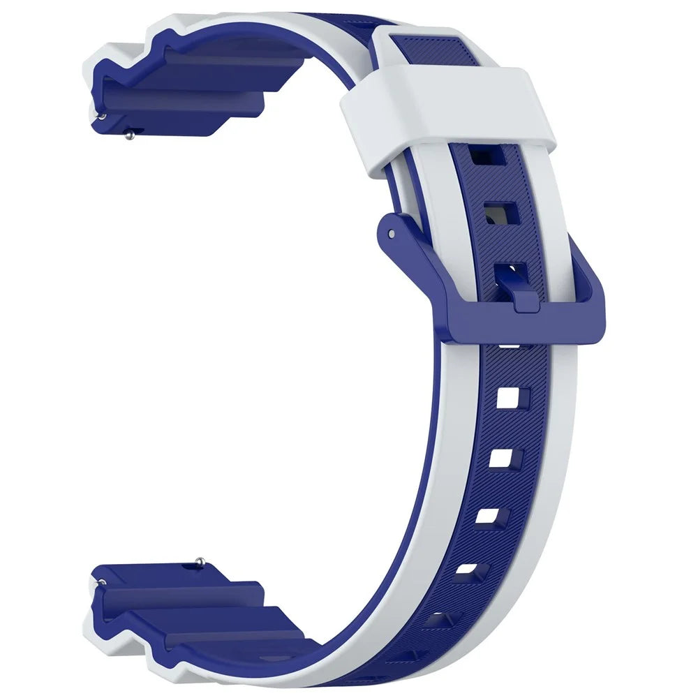 16mm Replacement Strap for Honor Whizkid 2 Pro Silicone Watch Band with Tool - Mecha Blue - 4