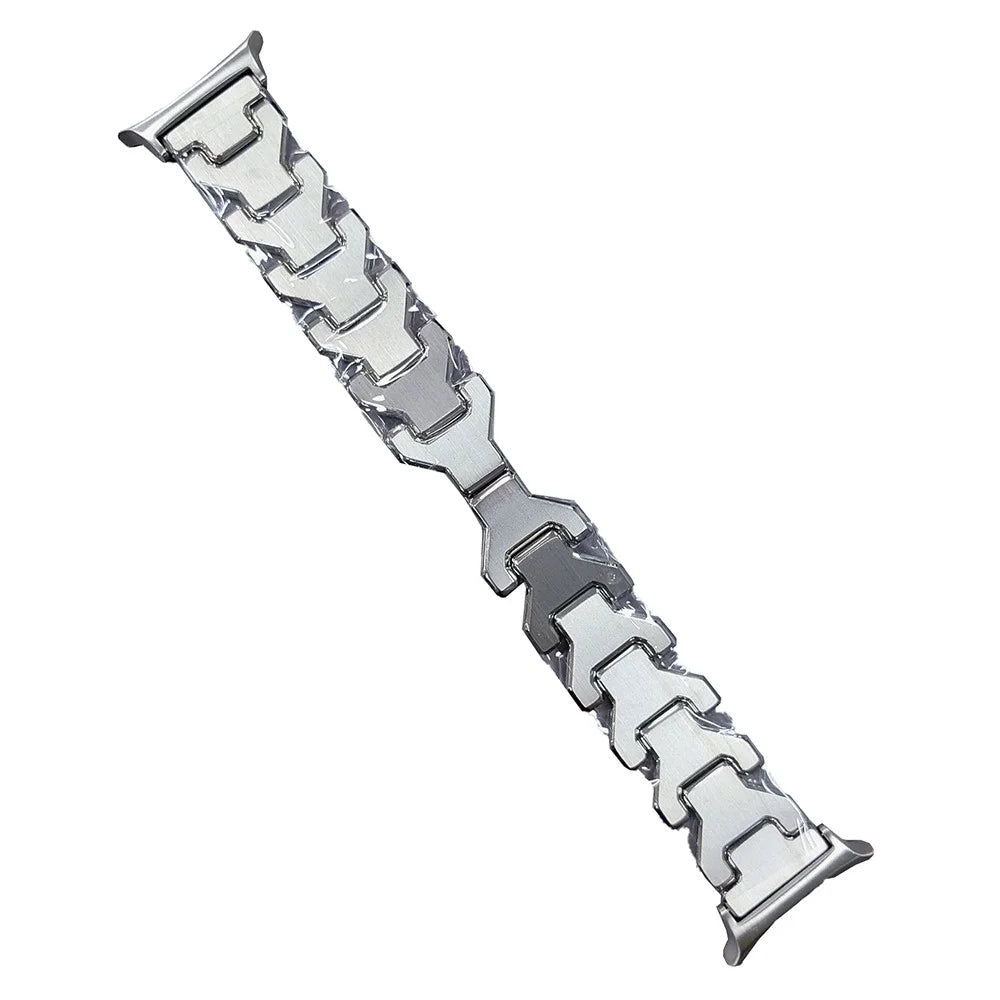 Watch Strap for Samsung Galaxy Watch8 44mm / 40mm / Watch8 Classic 46mm Titanium Alloy Y-Shpae Wrist Band - Silver - 1