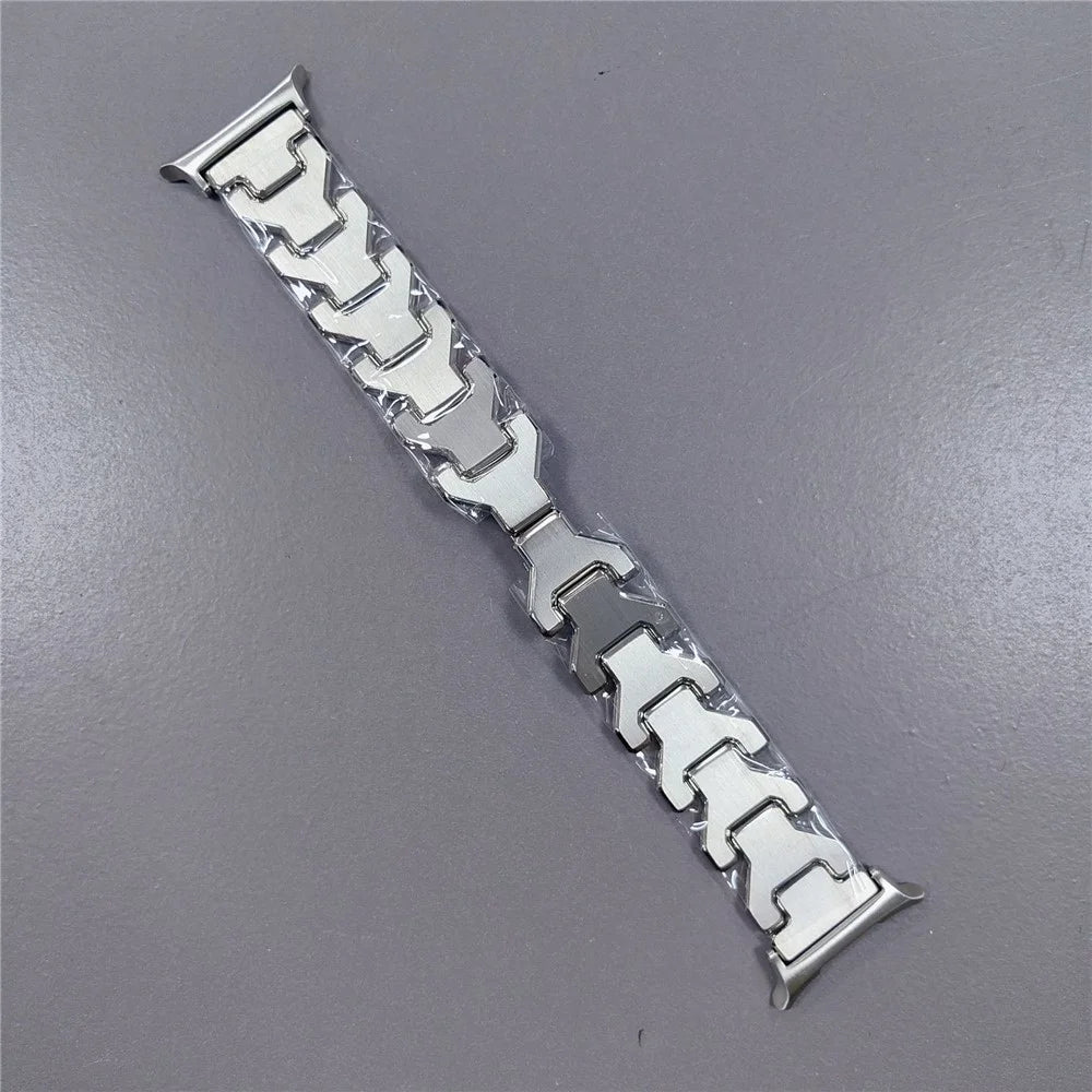 Watch Strap for Samsung Galaxy Watch8 44mm / 40mm / Watch8 Classic 46mm Titanium Alloy Y-Shpae Wrist Band - Silver - 2