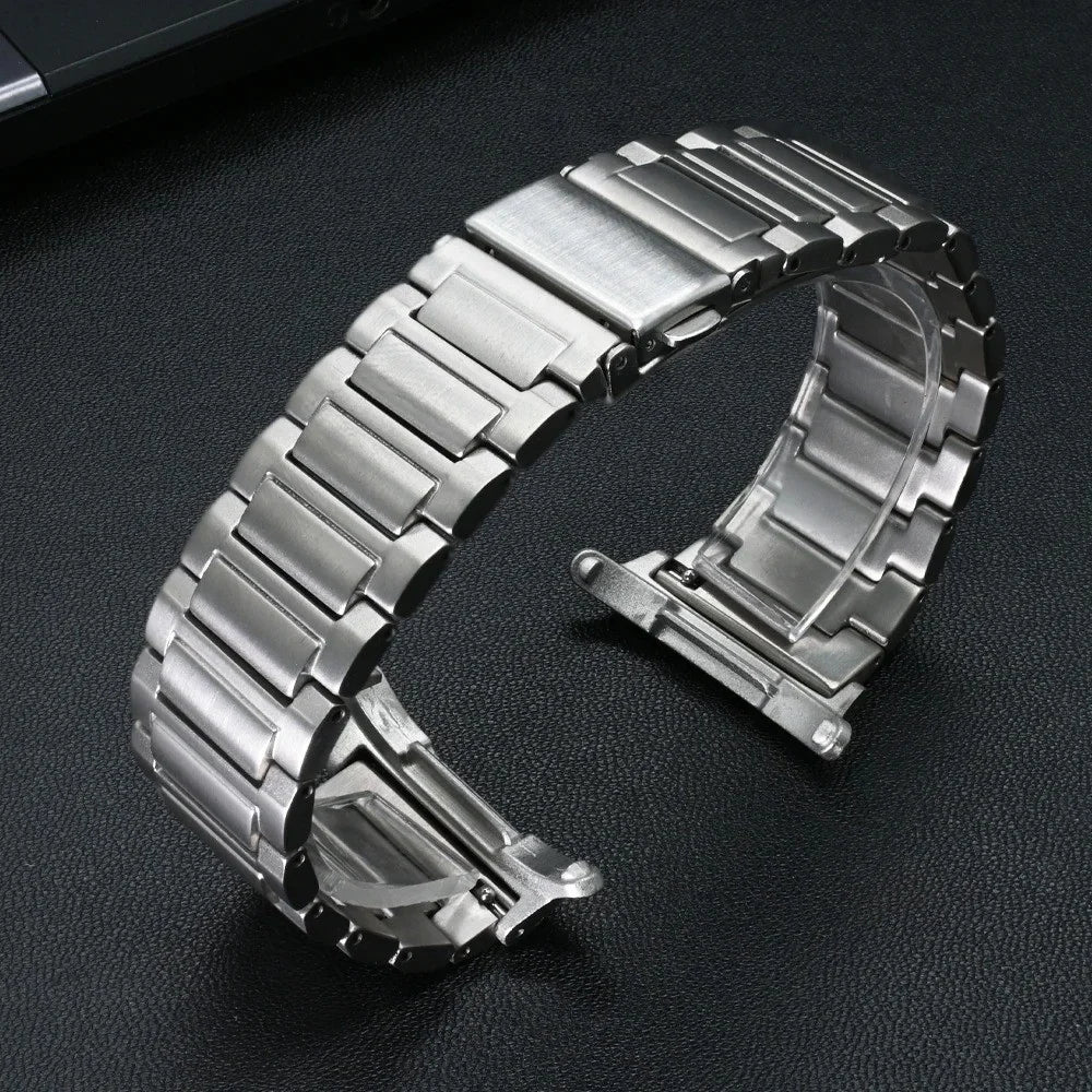 Wrist Band for Samsung Galaxy Watch8 44mm / 40mm / Watch8 Classic 46mm Titanium Alloy Smart Watch Strap - Titanium - 4