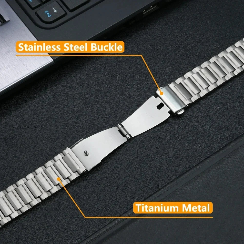 Wrist Band for Samsung Galaxy Watch8 44mm / 40mm / Watch8 Classic 46mm Titanium Alloy Smart Watch Strap - Titanium - 5