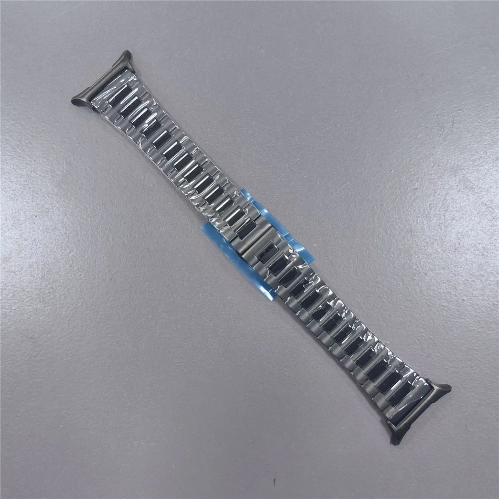 Titanium Alloy Watch Strap for Samsung Galaxy Watch8 44mm / 40mm / Watch8 Classic 46mm Butterfly Buckle Wrist Band - Black - 2