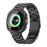 Watch Band for Samsung Galaxy Watch8 44mm / 40mm / Watch8 Classic 46mm Titanium Alloy 3-Bead Wrist Strap - Black - 2