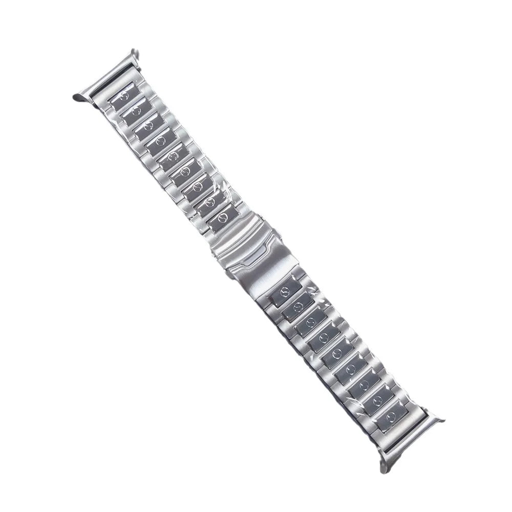 Watch Strap for Samsung Galaxy Watch8 44mm / 40mm / Watch8 Classic 46mm S Pattern 3-Bead Titanium Alloy Wrist Band - Silver - 1