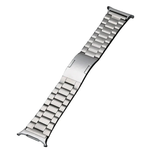 Watch Band for Samsung Galaxy Watch8 44mm / 40mm / Watch8 Classic 46mm Titanium Alloy 3-Bead Wrist Strap - Titanium - 1
