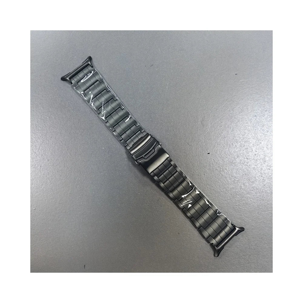 Wrist Band for Samsung Galaxy Watch8 44mm / 40mm / Watch8 Classic 46mm 5-Bead Titanium Alloy Watch Strap - Black - 2