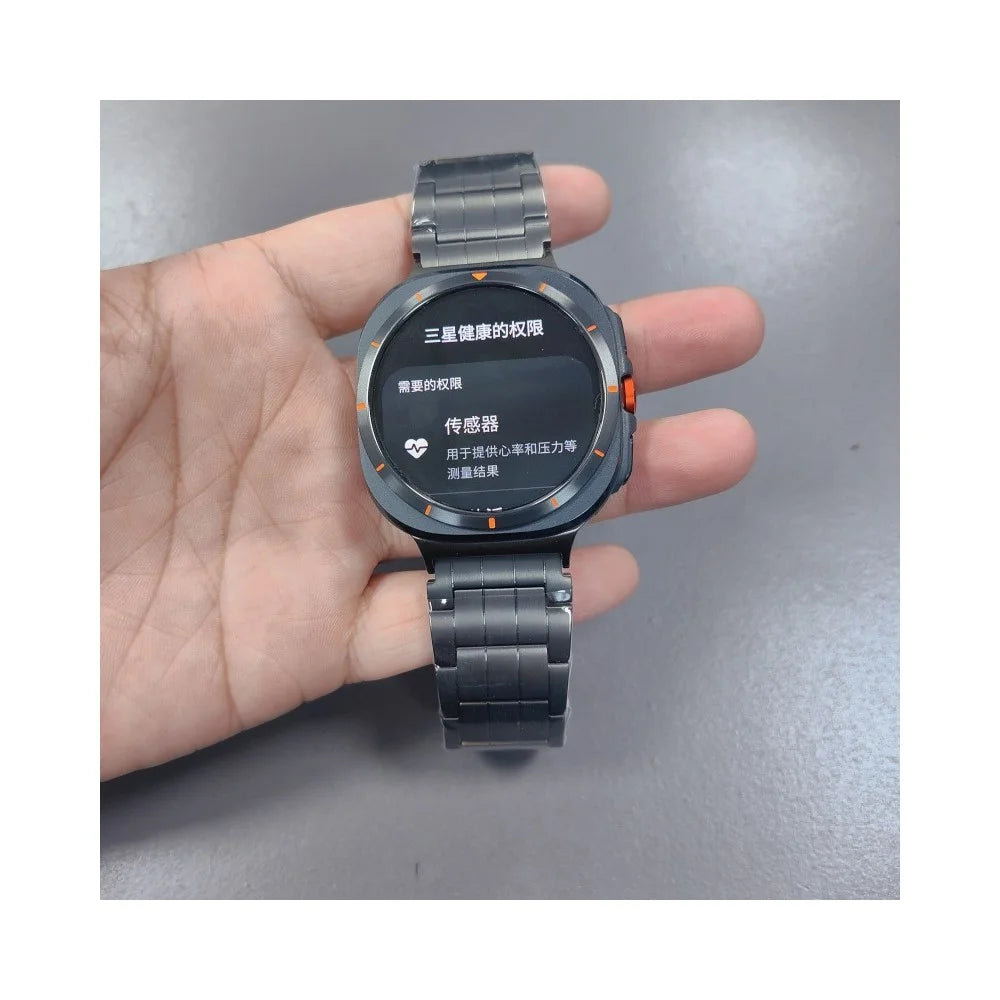 Wrist Band for Samsung Galaxy Watch8 44mm / 40mm / Watch8 Classic 46mm 5-Bead Titanium Alloy Watch Strap - Black - 3