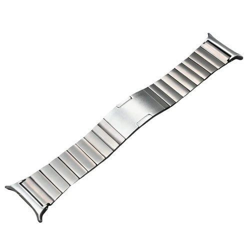 Wrist Band for Samsung Galaxy Watch8 44mm / 40mm / Watch8 Classic 46mm Titanium Alloy 1-Bead Watch Strap - Silver - 1
