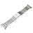 Wrist Band for Samsung Galaxy Watch8 44mm / 40mm / Watch8 Classic 46mm Titanium Alloy 1-Bead Watch Strap - Silver - 1