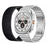 Wrist Band for Samsung Galaxy Watch8 44mm / 40mm / Watch8 Classic 46mm Titanium Alloy 1-Bead Watch Strap - Silver - 2