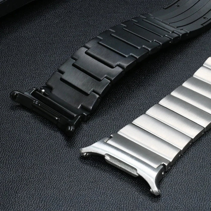 Wrist Band for Samsung Galaxy Watch8 44mm / 40mm / Watch8 Classic 46mm Titanium Alloy 1-Bead Watch Strap - Silver - 5