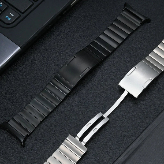 Wrist Band for Samsung Galaxy Watch8 44mm / 40mm / Watch8 Classic 46mm Titanium Alloy 1-Bead Watch Strap - Silver - 6