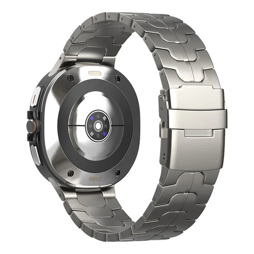 Watch Strap for Samsung Galaxy Watch8 44mm / 40mm / Watch8 Classic 46mm Titanium Wrist Band with Safety Buckle - Titanium - 1
