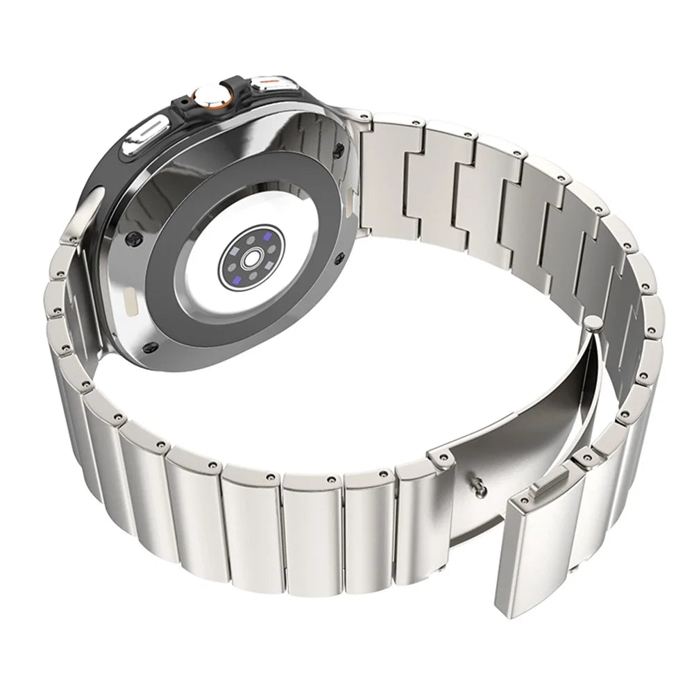 Wrist Band for Samsung Galaxy Watch8 44mm / 40mm / Watch8 Classic 46mm Titanium 1-Bead Watch Strap - Titanium - 4