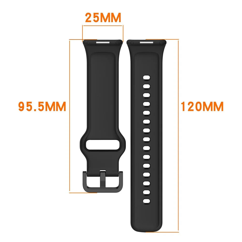 For Xiaomi Redmi Watch Move Adjustable Watch Strap Sports Silicone Wrist Band - Black - 5