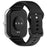For Xiaomi Redmi Watch Move Silicone Watch Band Sports Replacement Strap - Black - 1