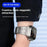 Smartwatch Band for Apple Watch Ultra 3 2 1 49mm / Series 11 10 46mm / 9 8 7 45mm / SE3 SE2 SE 6 5 4 44mm / 3 2 1 42mm Magnetic Stainless Steel Wrist Strap - Black - 5