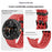 Silicone Band for Samsung Galaxy Watch8 44mm / 40mm / Watch8 Classic 46mm Solid Color Quick Release Watch Strap - Red - 4
