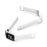 Silicone Watchband Replacement Wrist Strap for TomTom Spark/Runner 3/2 - White - 5