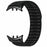 For vivo Watch 5  /  iQOO Watch 5 Watch Band Wave Pattern Nylon Strap with Black Connectors - Black - 3