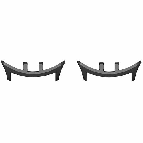 1 Pair For vivo Watch 5  /  iQOO Watch 5 Metal Watch Band Connectors 22mm Inner Diameter - Black - 1