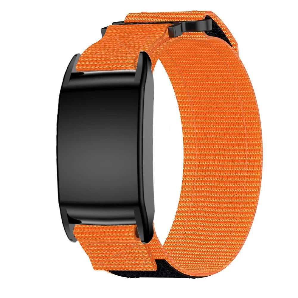 Watch Band for WHOOP 5.0 LIFE MG / 5.0 Peak / 5.0 One / 5.0 / 4.0 Nylon Magic Tape Strap - Orange - 2