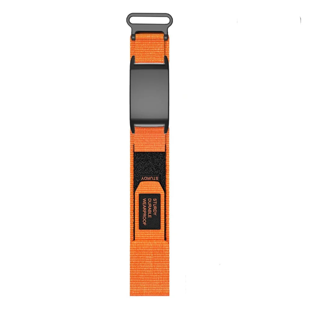 Watch Band for WHOOP 5.0 LIFE MG / 5.0 Peak / 5.0 One / 5.0 / 4.0 Nylon Magic Tape Strap - Orange - 4