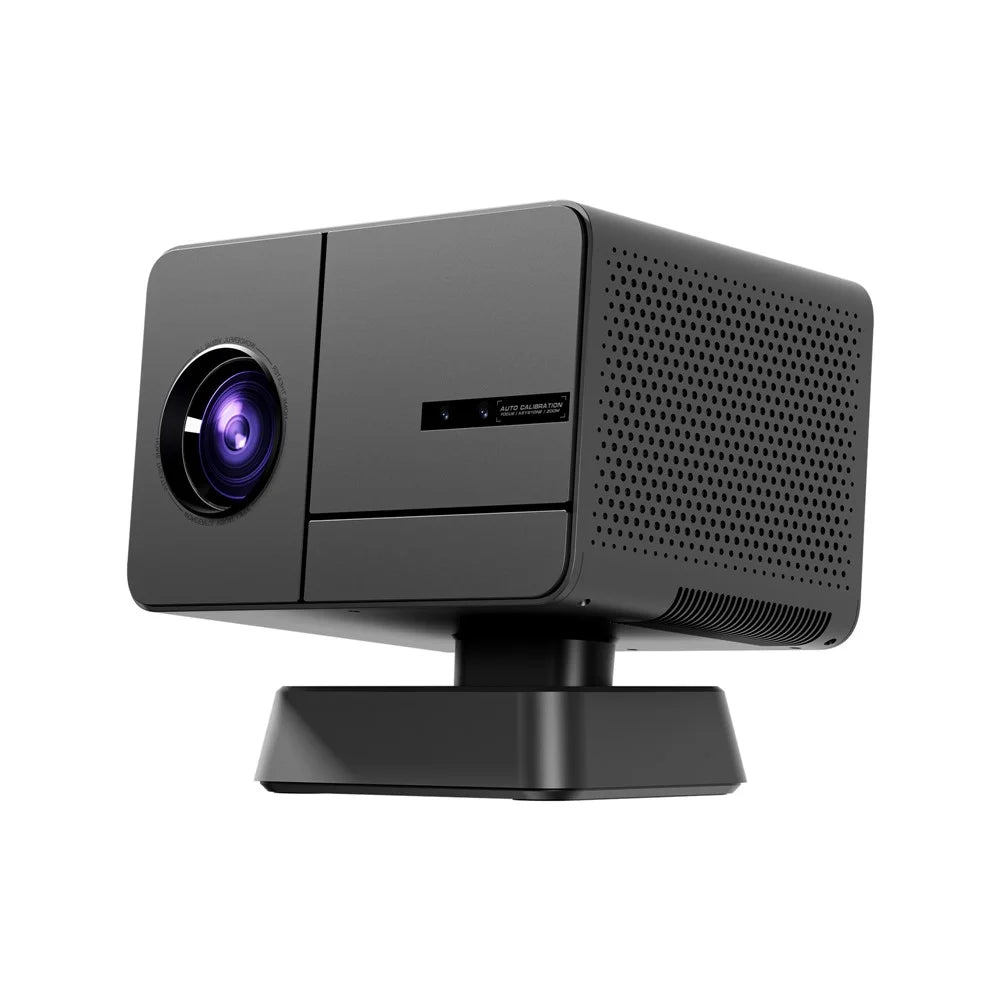 P50Max Android 11 1080P Mini Projector with 2 Gamepads 800 Lumens WiFi Portable Home Theater, 2+16GB - Black / US Plug - 1