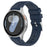 For Samsung Galaxy Watch7 44mm  /  40mm Watch Band 20mm Steel Buckle Solid Color Silicone Strap - Navy Blue - 2