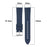 For Samsung Galaxy Watch7 44mm  /  40mm Watch Band 20mm Steel Buckle Solid Color Silicone Strap - Navy Blue - 6
