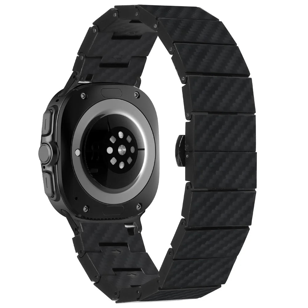 Replacement Strap for Samsung Galaxy Watch Ultra2 47mm / Watch Ultra (2025) 47mm / Watch Ultra 47mm Carbon Fiber Waterproof Watch Band - 1