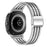 For Samsung Galaxy Watch Ultra2 47mm / Watch Ultra (2025) 47mm / Watch Ultra 47mm Band 7-Beads Electroplated Stainless Steel Watch Strap - Black / Silver - 1